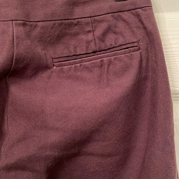 Tory Burch Women's Brown Wide Leg Cotton Pants Sz 2‎ Flare Trousers Casual Work - Picture 7 of 13